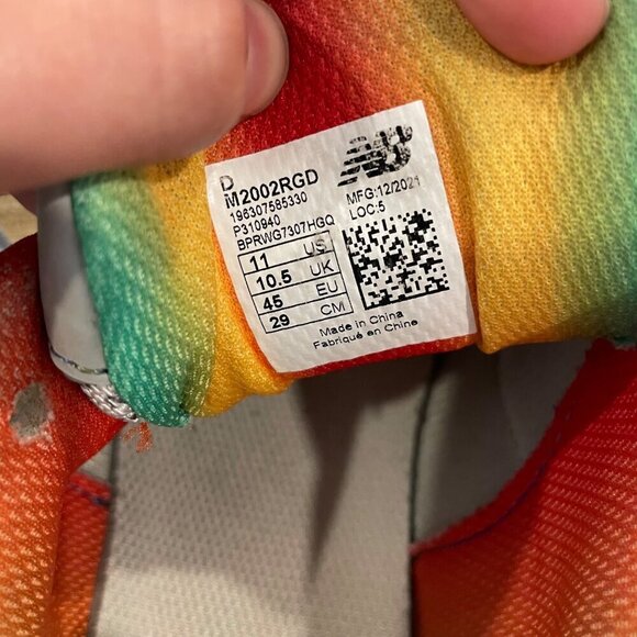 New Balance x GANNI 2002R Rain Cloud Sneakers Men's US 11 - Picture 6 of 12